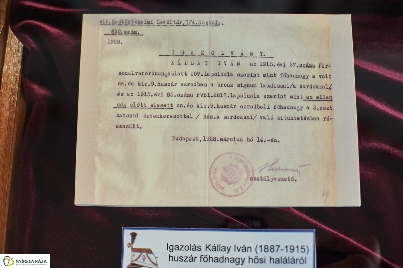 Kállay Iván emlékkiállítás - fotó Szarka Lajos