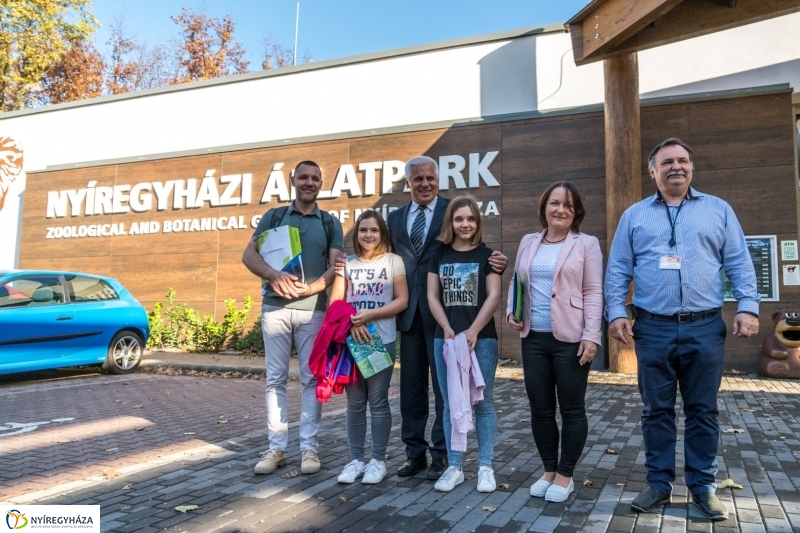 Megérkezett az 500.000. látogató a Nyíregyházi Állatparkba