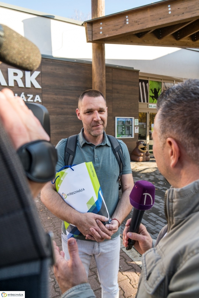 Megérkezett az 500.000. látogató a Nyíregyházi Állatparkba