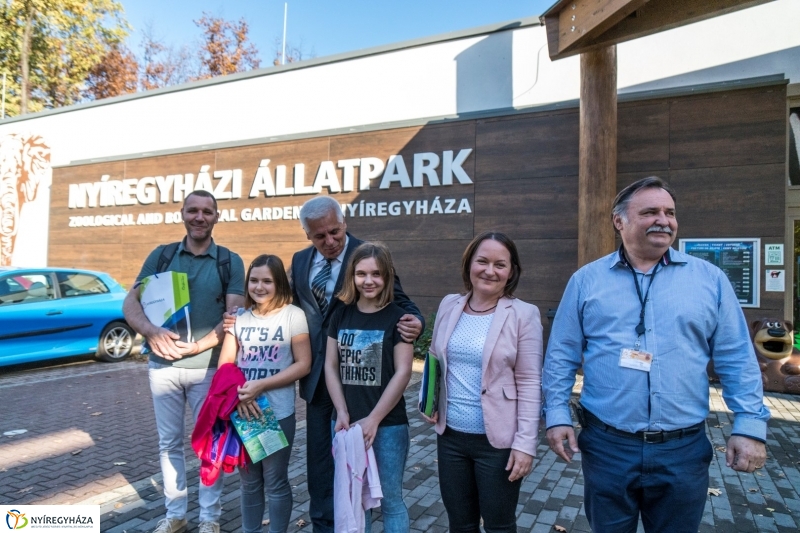 Megérkezett az 500.000. látogató a Nyíregyházi Állatparkba