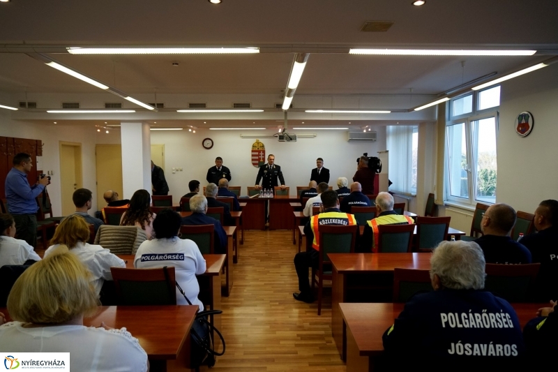 Kitüntetéseket vehettek át polgárőreink - fotó Kohut Árpád