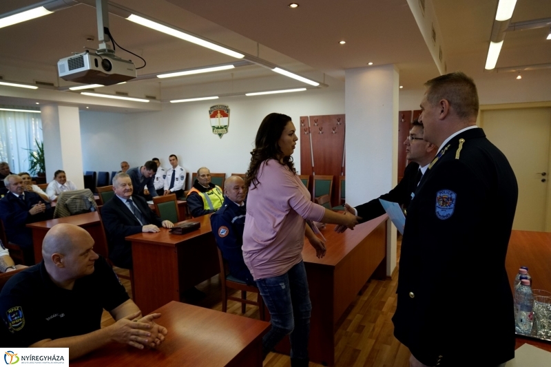 Kitüntetéseket vehettek át polgárőreink - fotó Kohut Árpád
