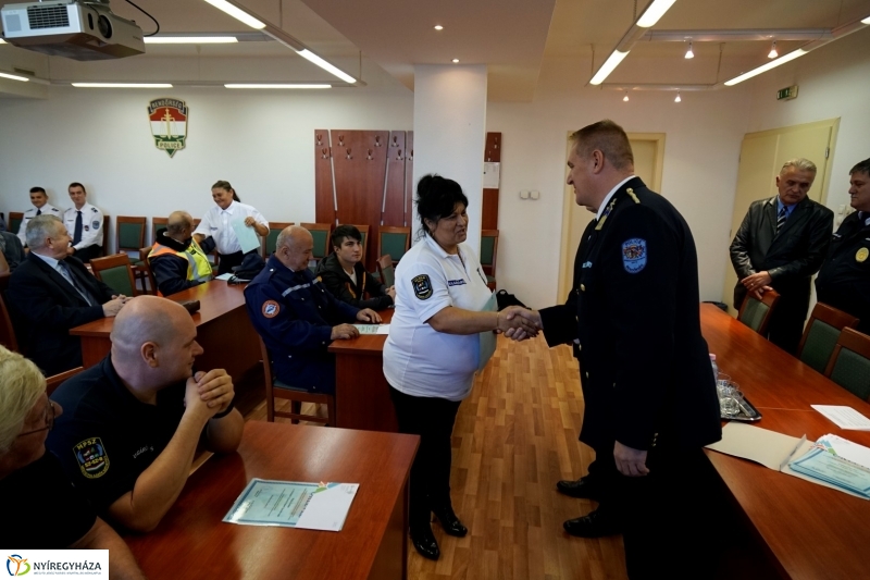 Kitüntetéseket vehettek át polgárőreink - fotó Kohut Árpád