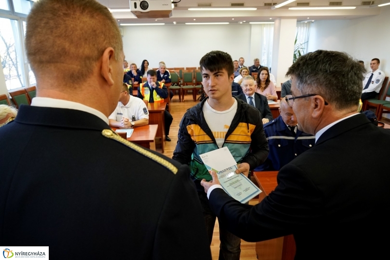 Kitüntetéseket vehettek át polgárőreink - fotó Kohut Árpád