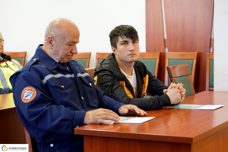 Kitüntetéseket vehettek át polgárőreink - fotó Kohut Árpád