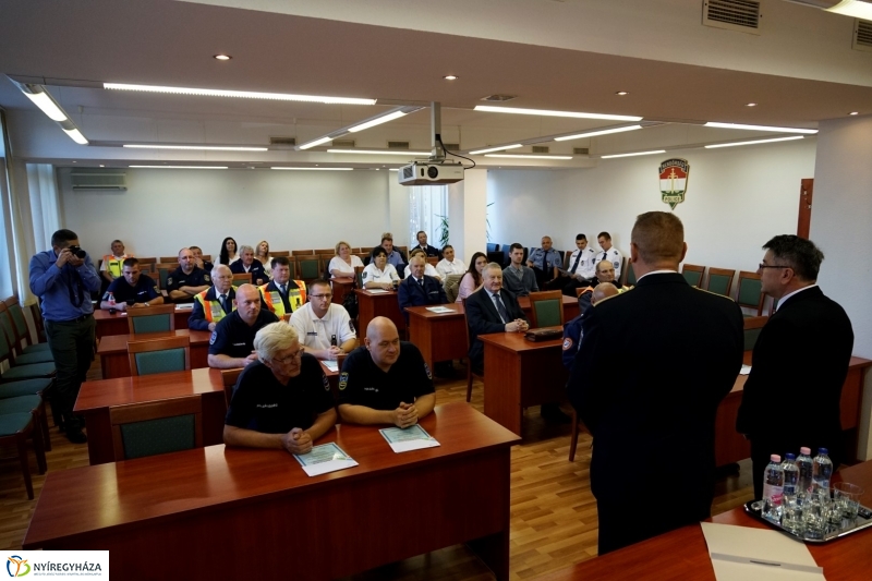 Kitüntetéseket vehettek át polgárőreink - fotó Kohut Árpád