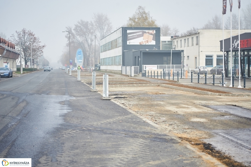 Útfelújítás a Tünde utcán - fotó Szarka Lajos