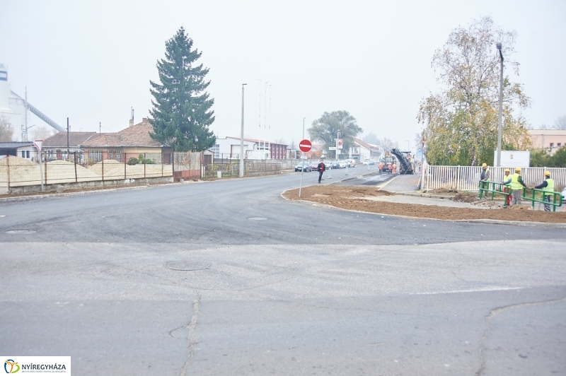 Útfelújítás a Tünde utcán - fotó Szarka Lajos