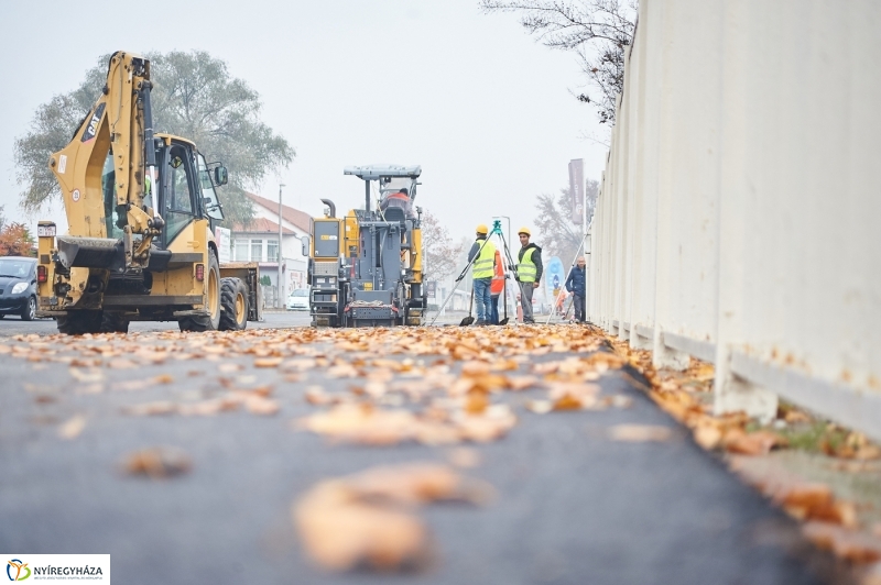 Útfelújítás a Tünde utcán - fotó Szarka Lajos
