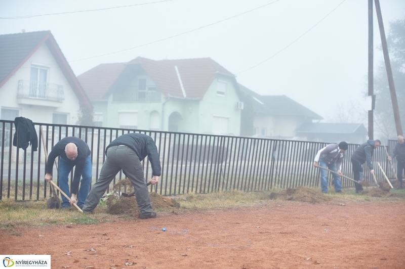 Faültetés Borbányán - fotó Szarka Lajos