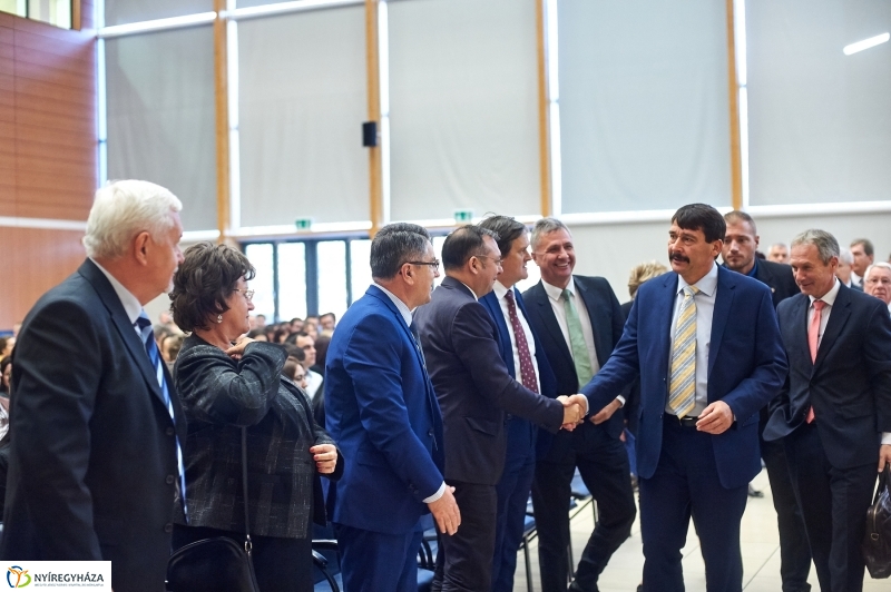 Áder János Nyíregyházán - fotó Szarka Lajos