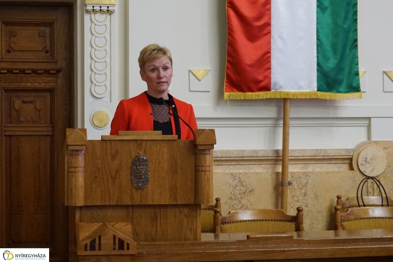 Véradó ünnepség a Megyeházán