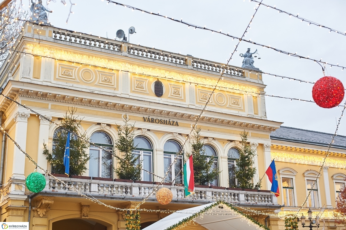 Adventi világítás tesztüzem - fotó Szarka Lajos