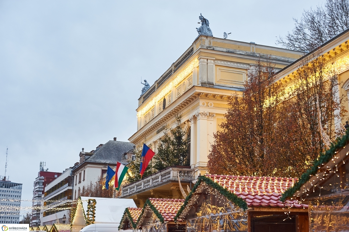 Adventi világítás tesztüzem - fotó Szarka Lajos