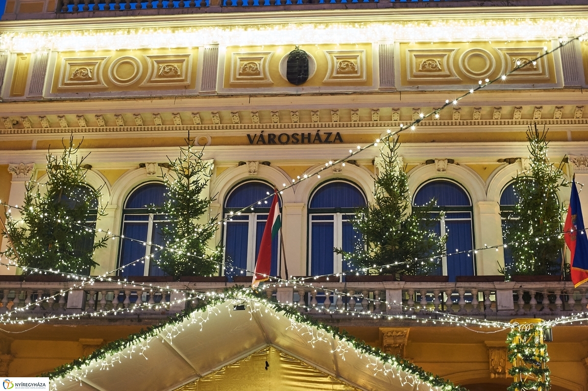 Adventi világítás tesztüzem - fotó Szarka Lajos