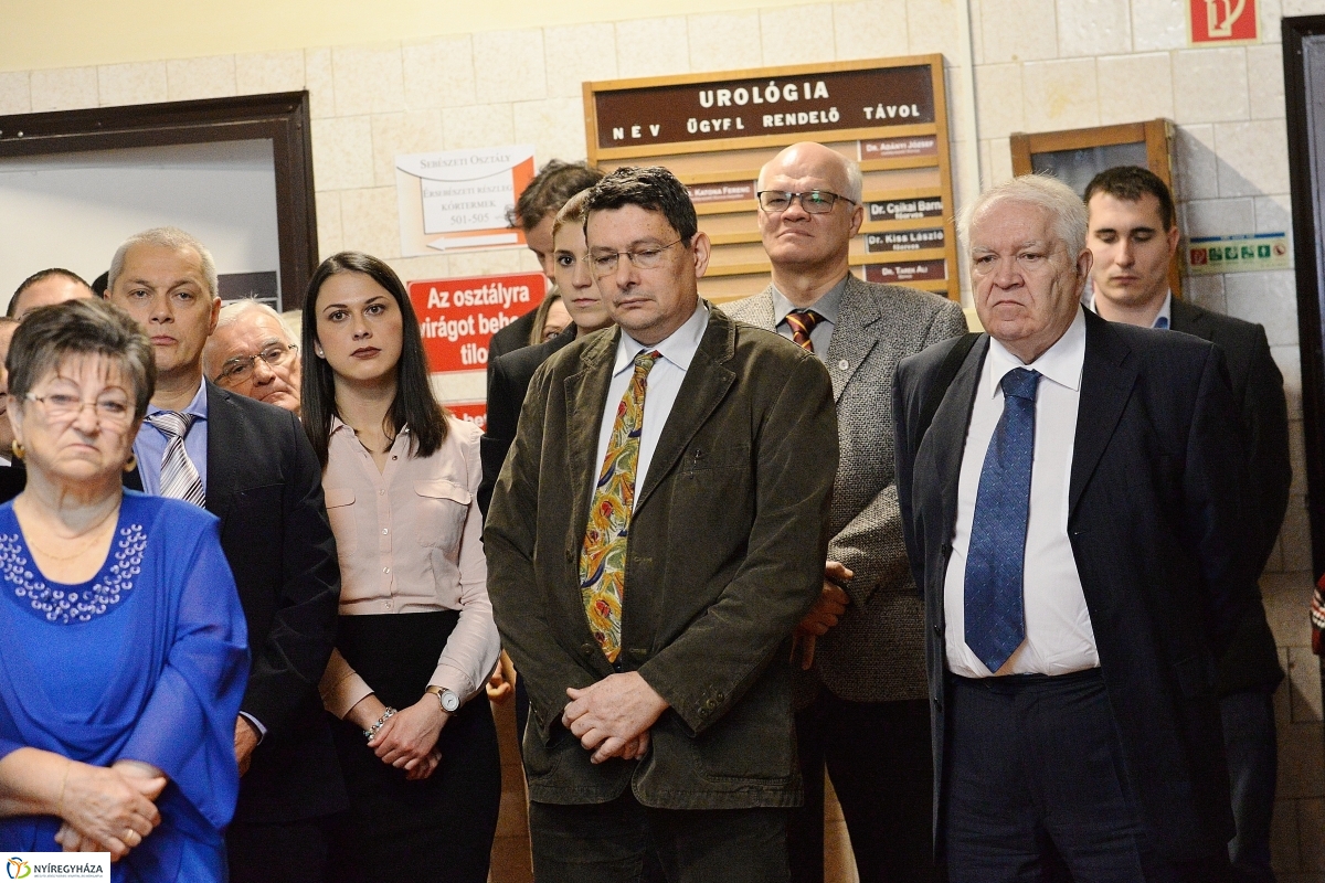 Dr. Mohácsi László emléktáblájának avatása - fotó Trifonov Éva