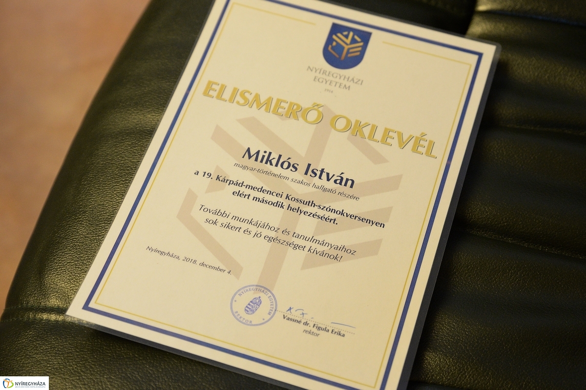 Egyetemi hallgatók köszöntése - fotó Trifonov Éva