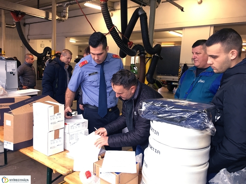 Technikai eszközök átvétele a katasztrófavédelemnél