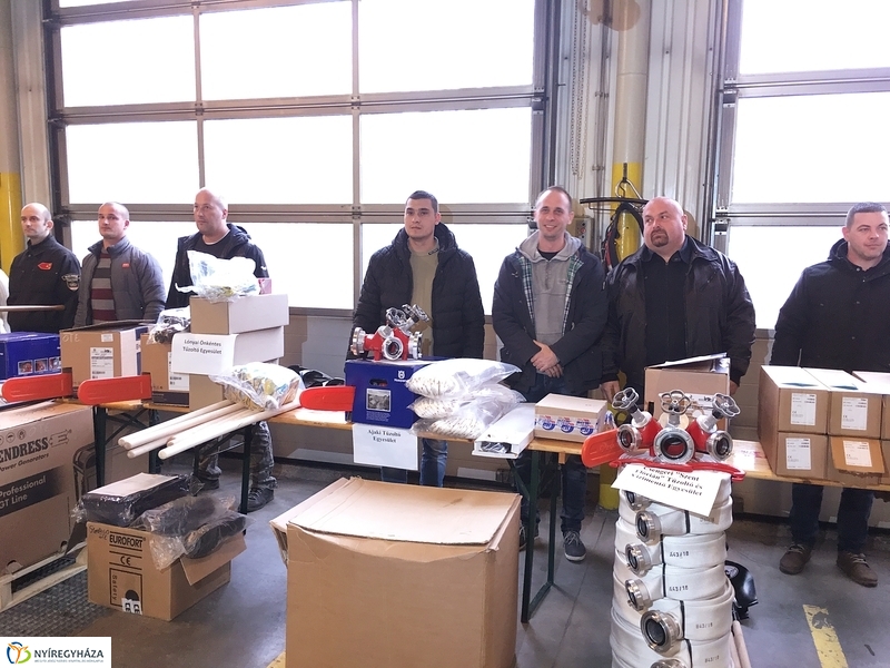 Technikai eszközök átvétele a katasztrófavédelemnél