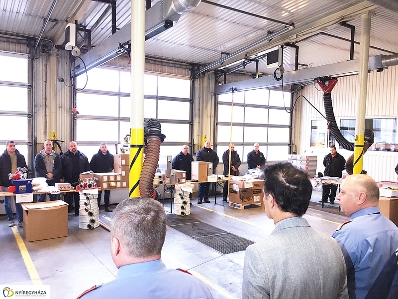 Technikai eszközök átvétele a katasztrófavédelemnél