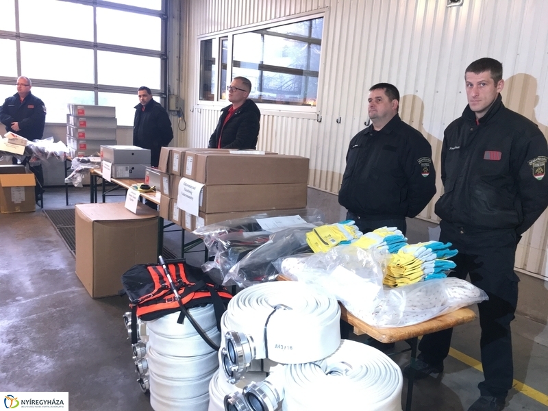 Technikai eszközök átvétele a katasztrófavédelemnél