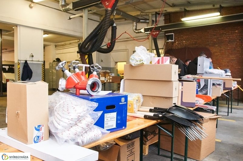 Technikai eszközök átvétele a katasztrófavédelemnél