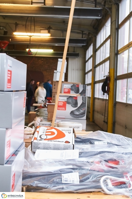 Technikai eszközök átvétele a katasztrófavédelemnél