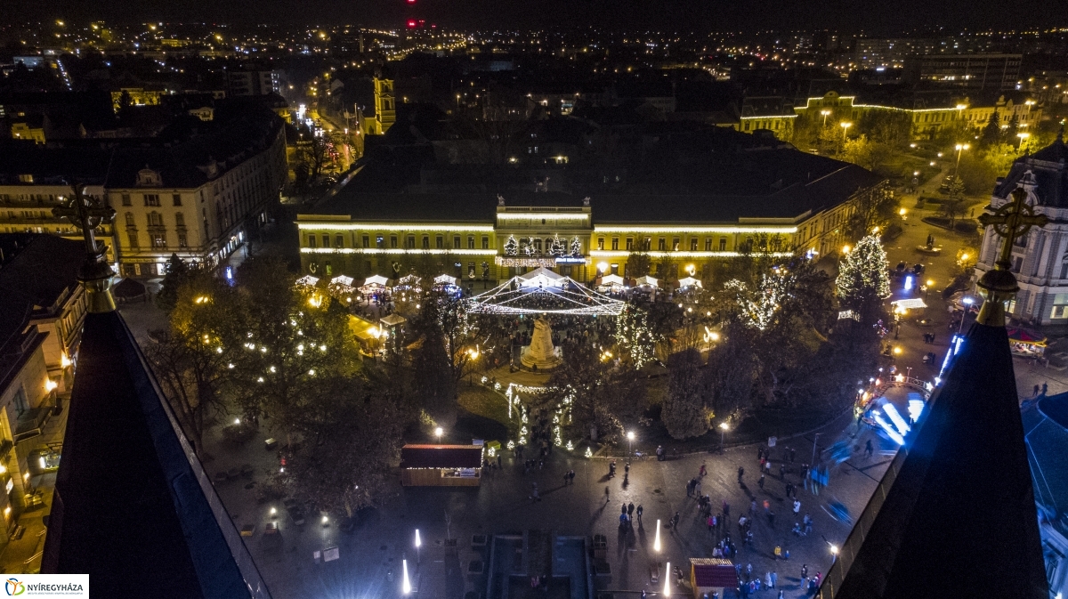 Nyíregyházi Advent a magasból - fotó Kohut Árpád