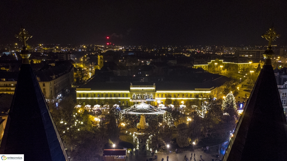 Nyíregyházi Advent a magasból - fotó Kohut Árpád