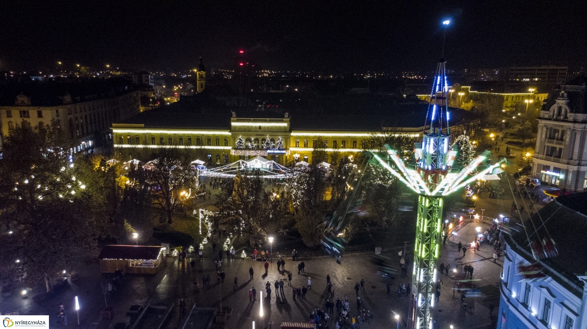 Nyíregyházi Advent a magasból - fotó Kohut Árpád