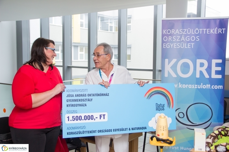 Adomány a koraszülött osztálynak