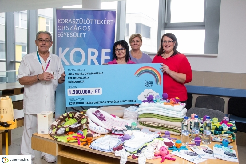 Adomány a koraszülött osztálynak