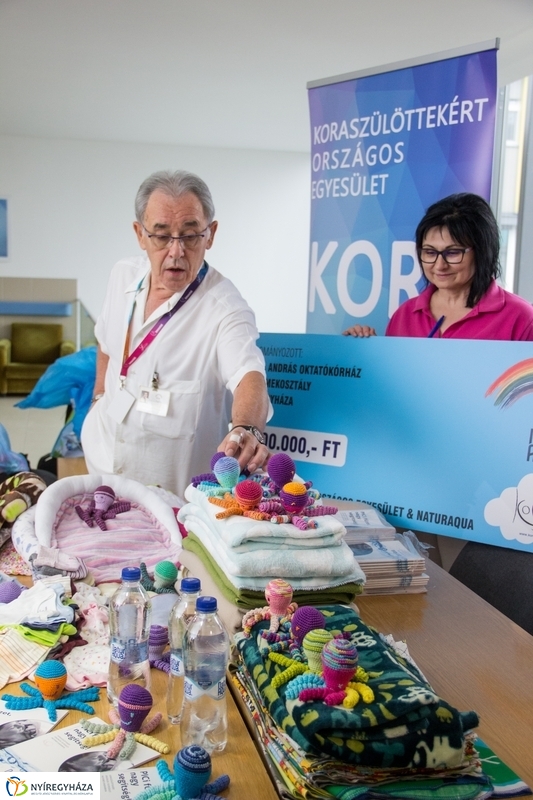 Adomány a koraszülött osztálynak