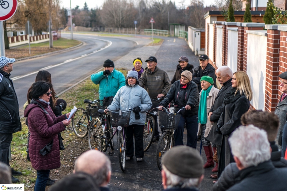 Bicikli út átadás - fotó Kohut Árpád