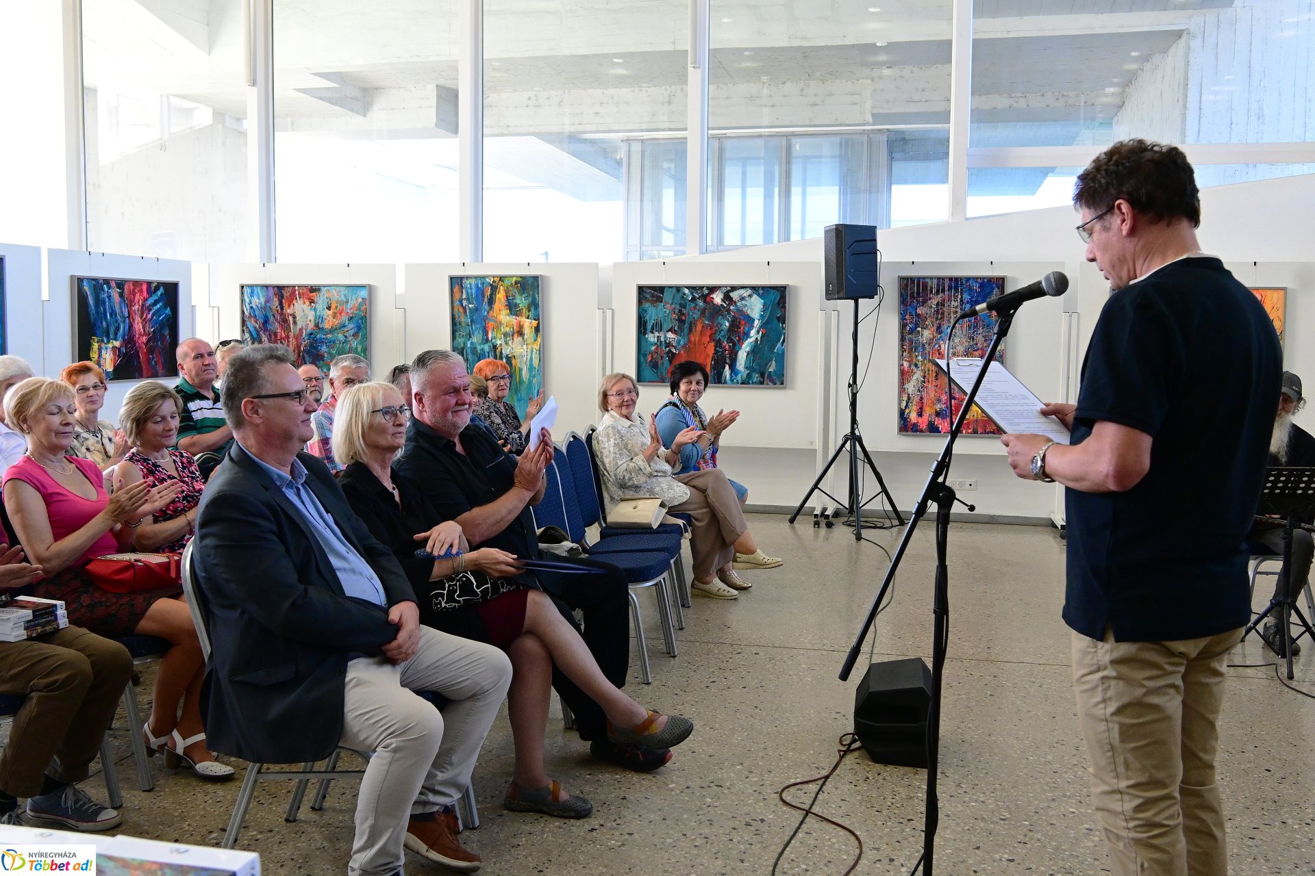 70 év lenyomata - Szabó Miklós jubileumi kiállításának megnyitója a VMKK-ban