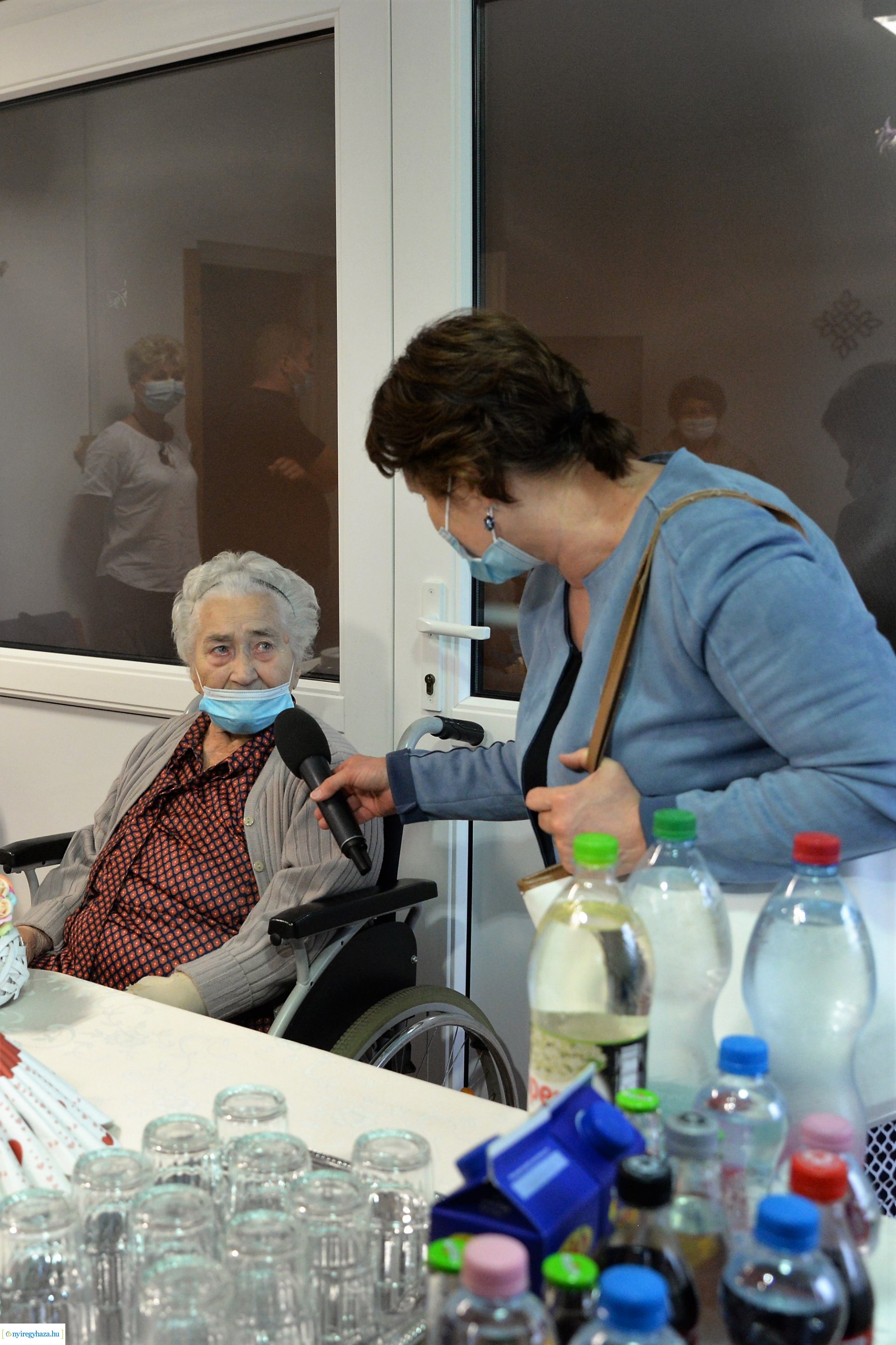 A 90 éves Gerhard Andrásné születésnapi köszöntése