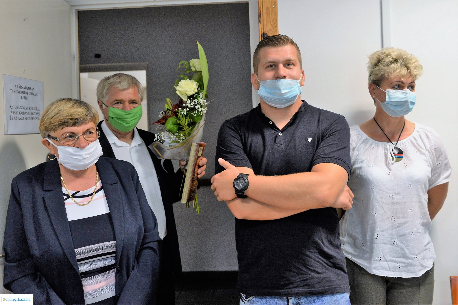 A 90 éves Gerhard Andrásné születésnapi köszöntése