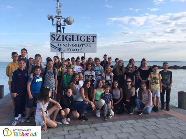 A Bem iskola diákjai Szigligeten táboroztak