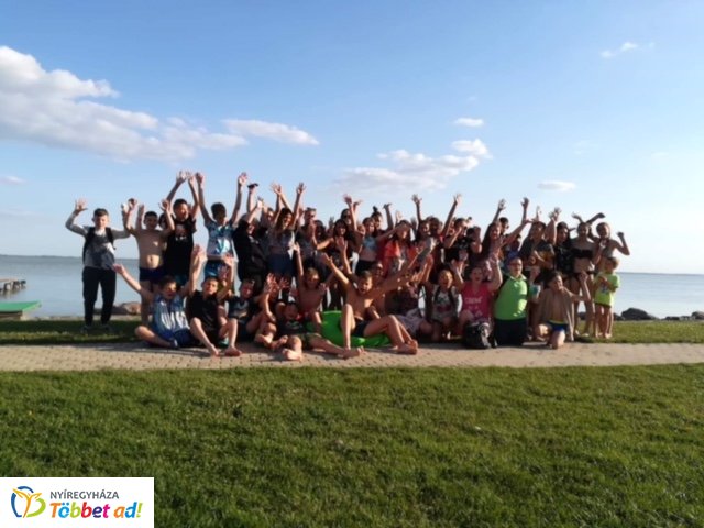 A Bem iskola diákjai Szigligeten táboroztak