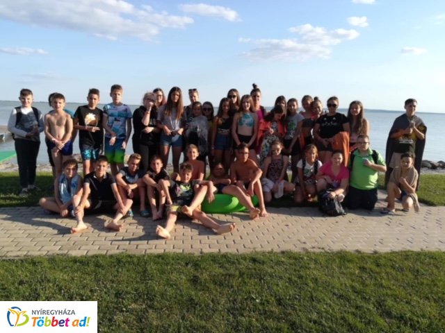 A Bem iskola diákjai Szigligeten táboroztak