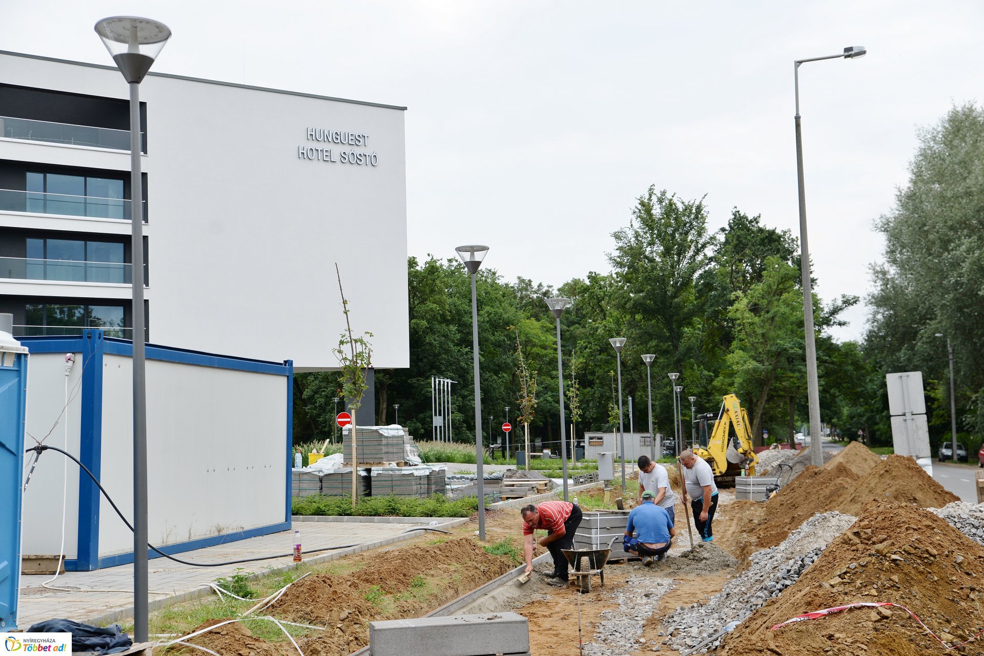 A beüzemelési időszak következik a négycsillagos sóstói szállodánál