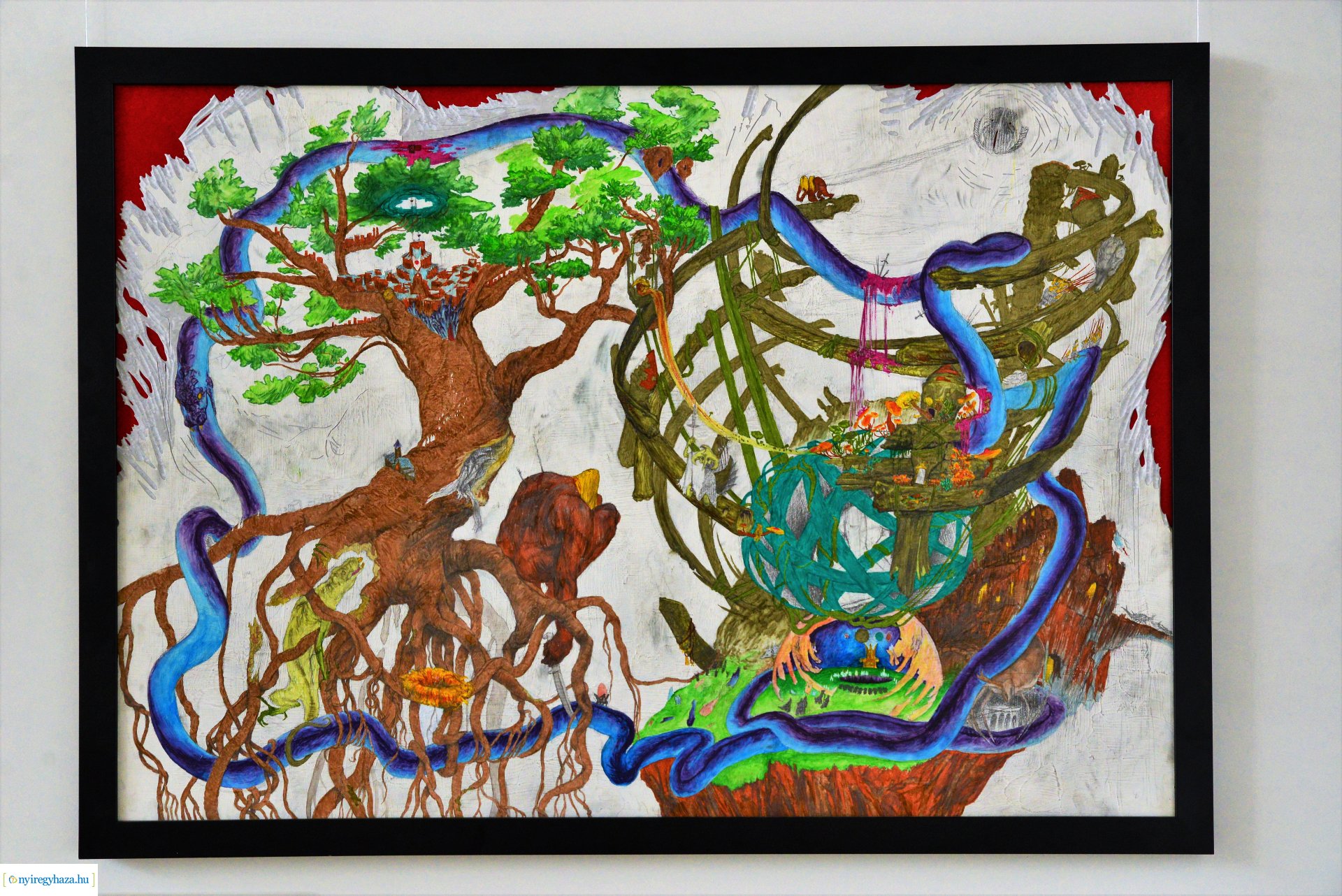 A COUER művészkör kiállítása a Váci Mihály Kulturális Központban