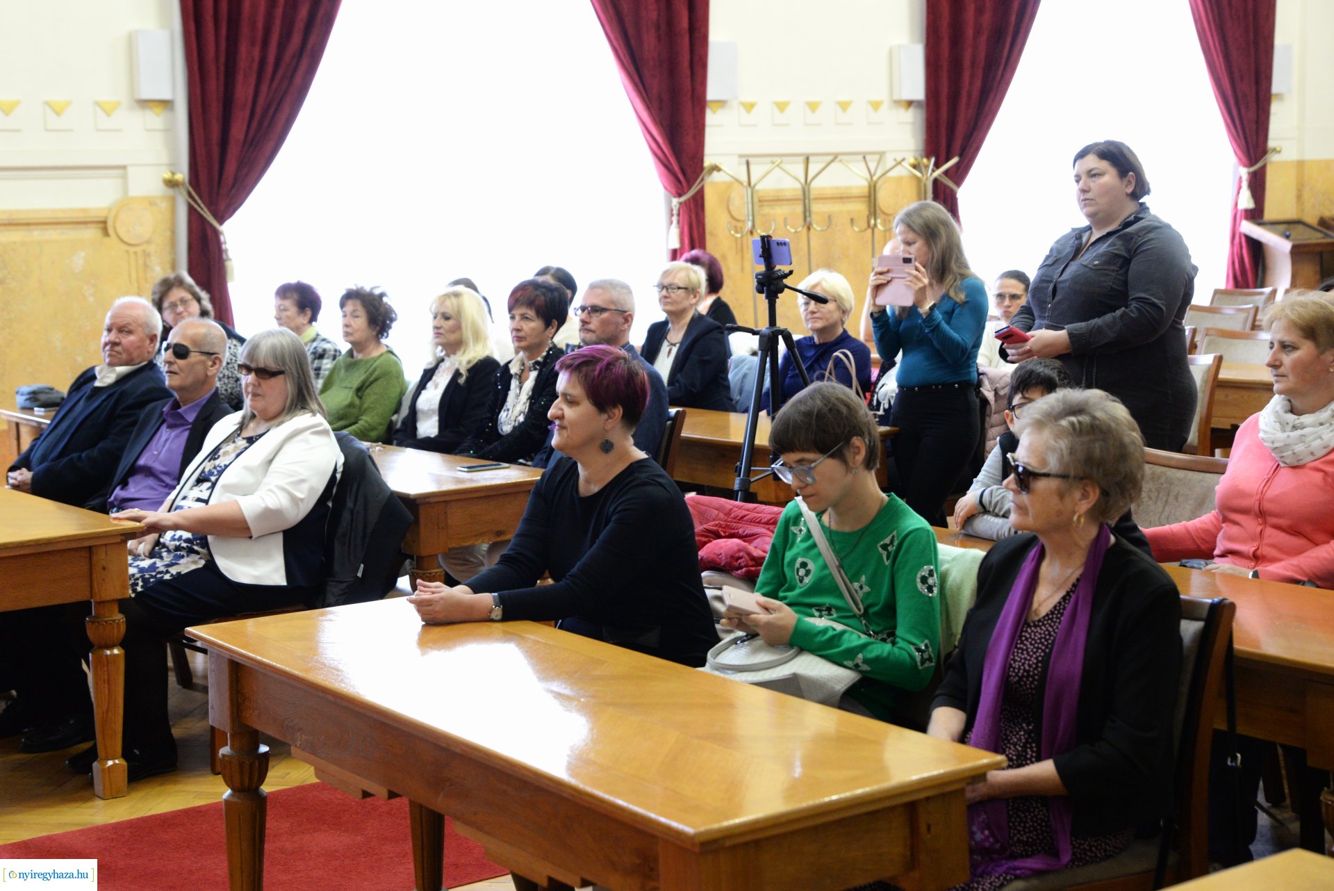 A Fehér Bot Napja - ünnepség a vármegyeházán