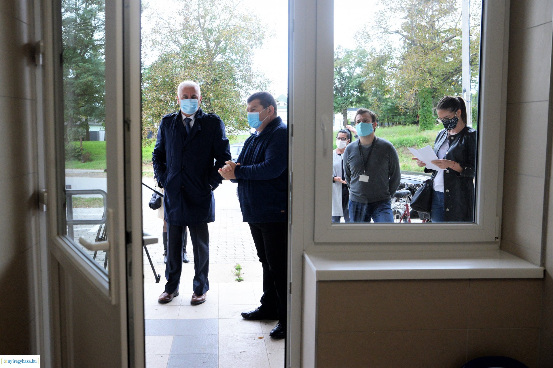 A felújított Fenyő utcai orvosi rendelő bejárása