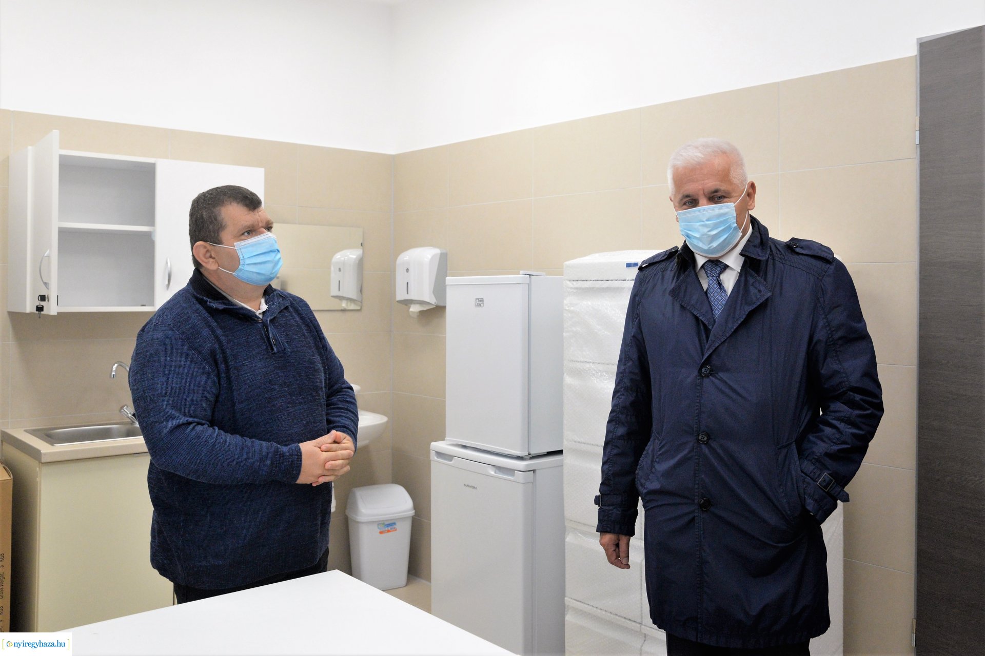 A felújított Fenyő utcai orvosi rendelő bejárása