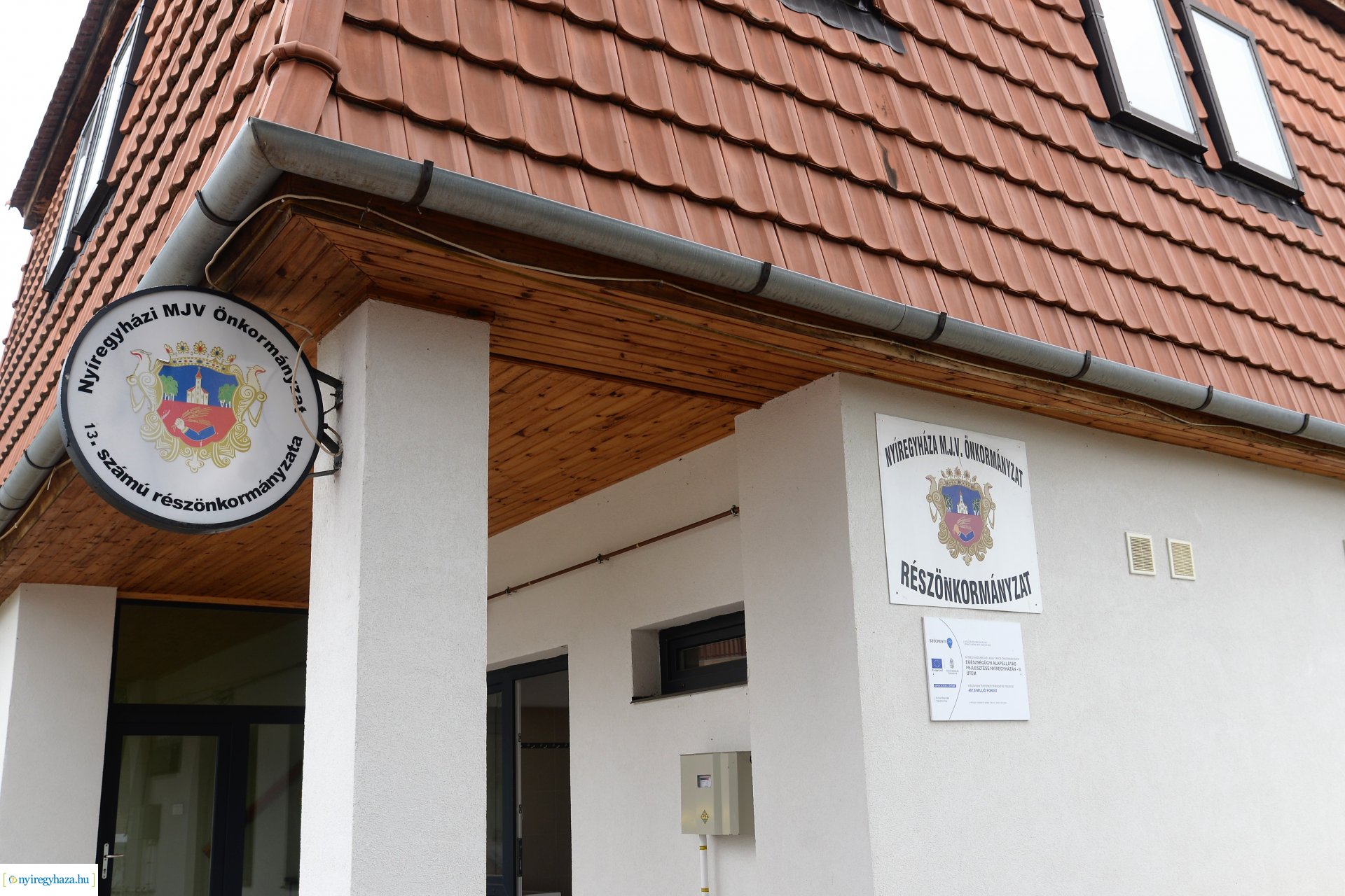 A felújított Fenyő utcai orvosi rendelő bejárása