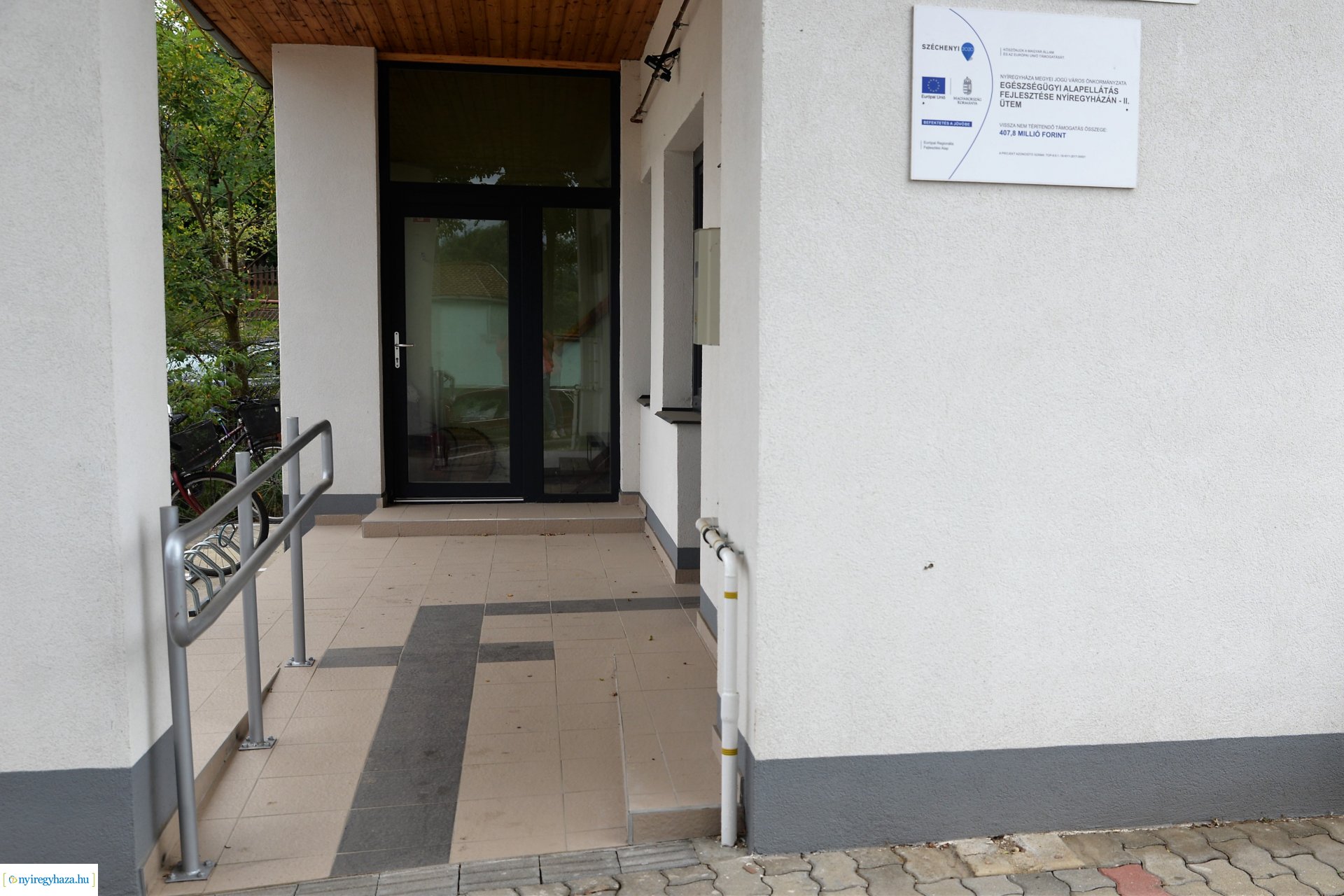 A felújított Fenyő utcai orvosi rendelő bejárása