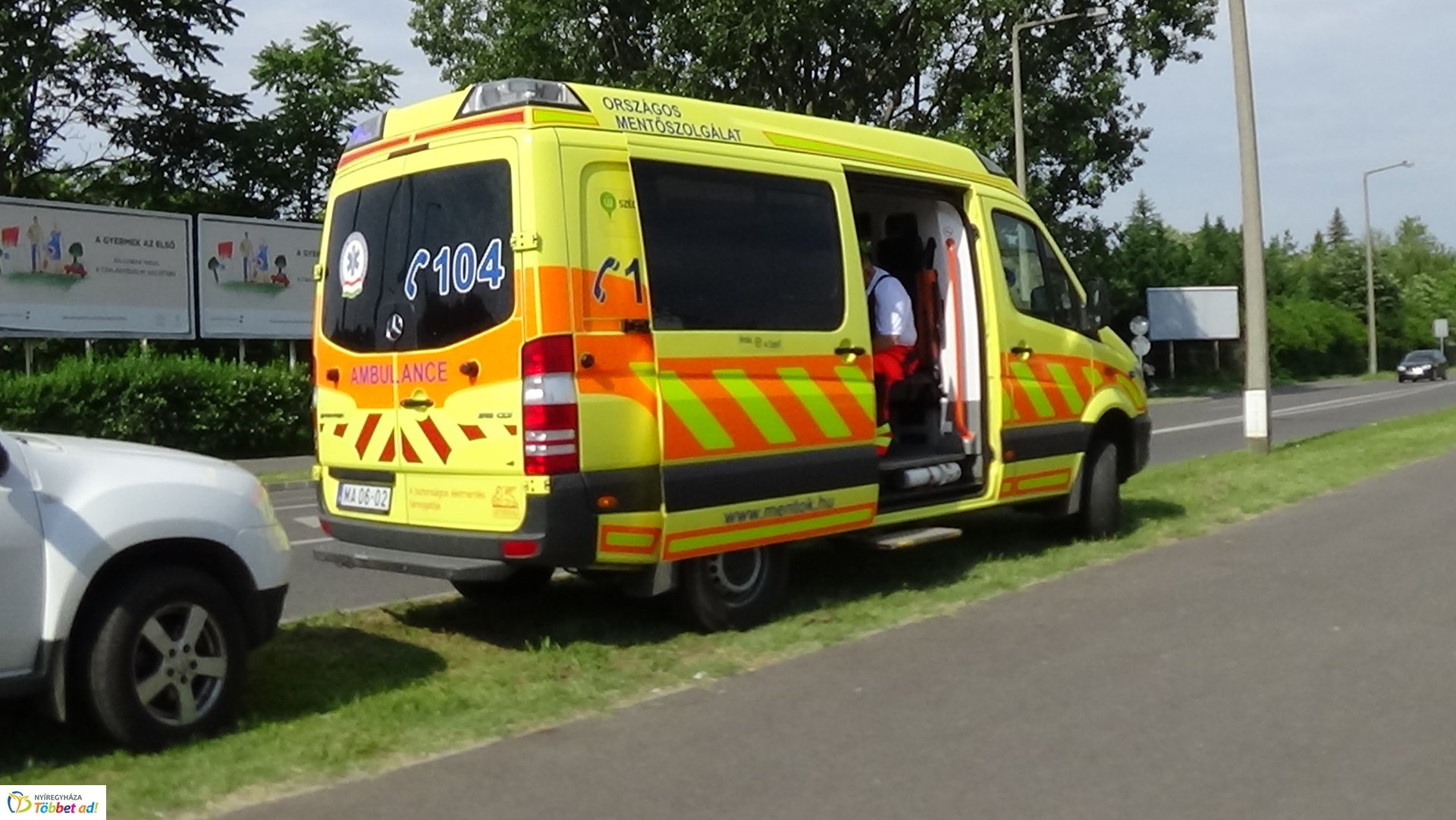 A Garibaldi és a Korányi Frigyes utca kereszteződésénél ütköztek