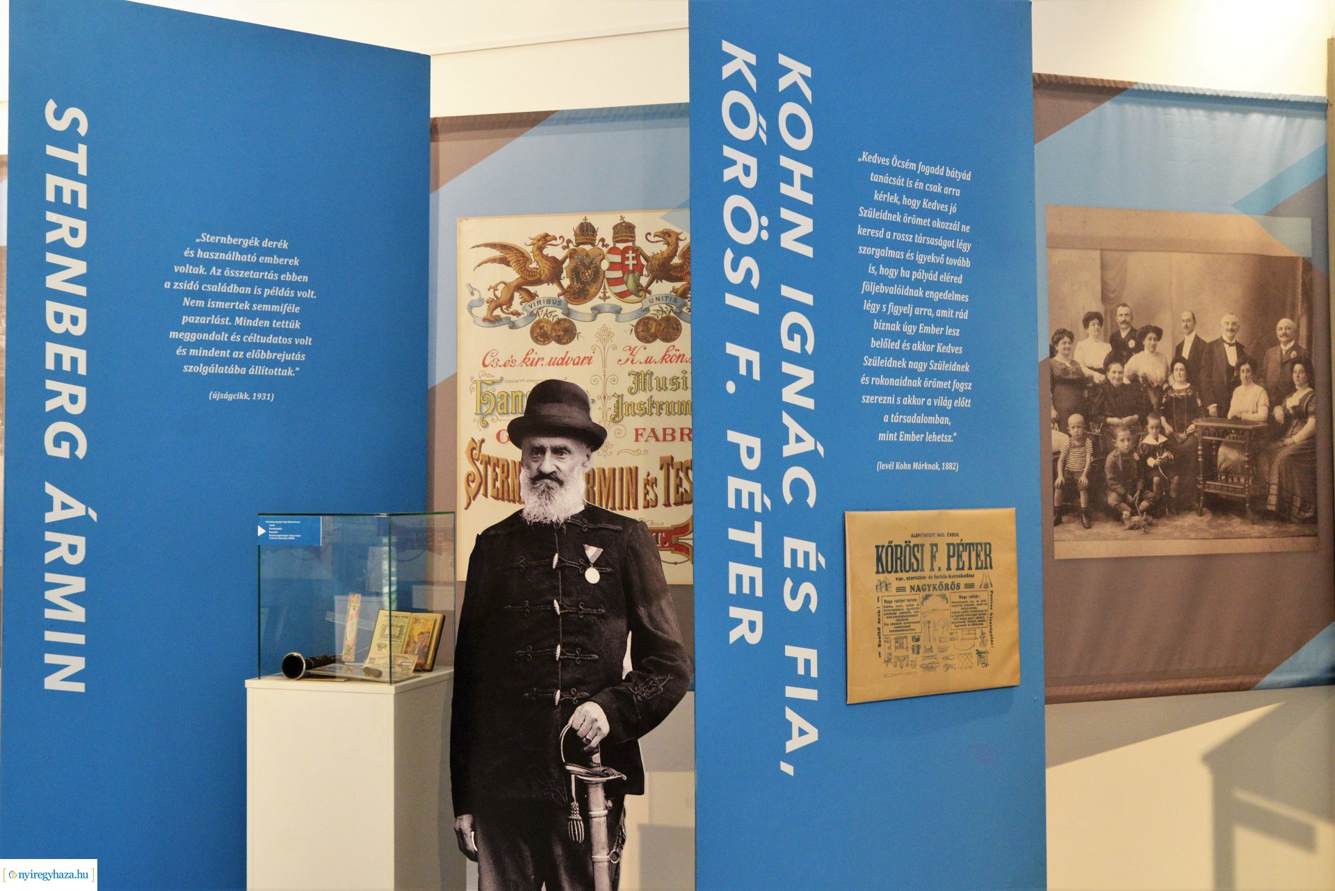 A HANDLÉTÓL A GRAND CAFÉIG kiállítás a Sóstói Múzeumfaluban