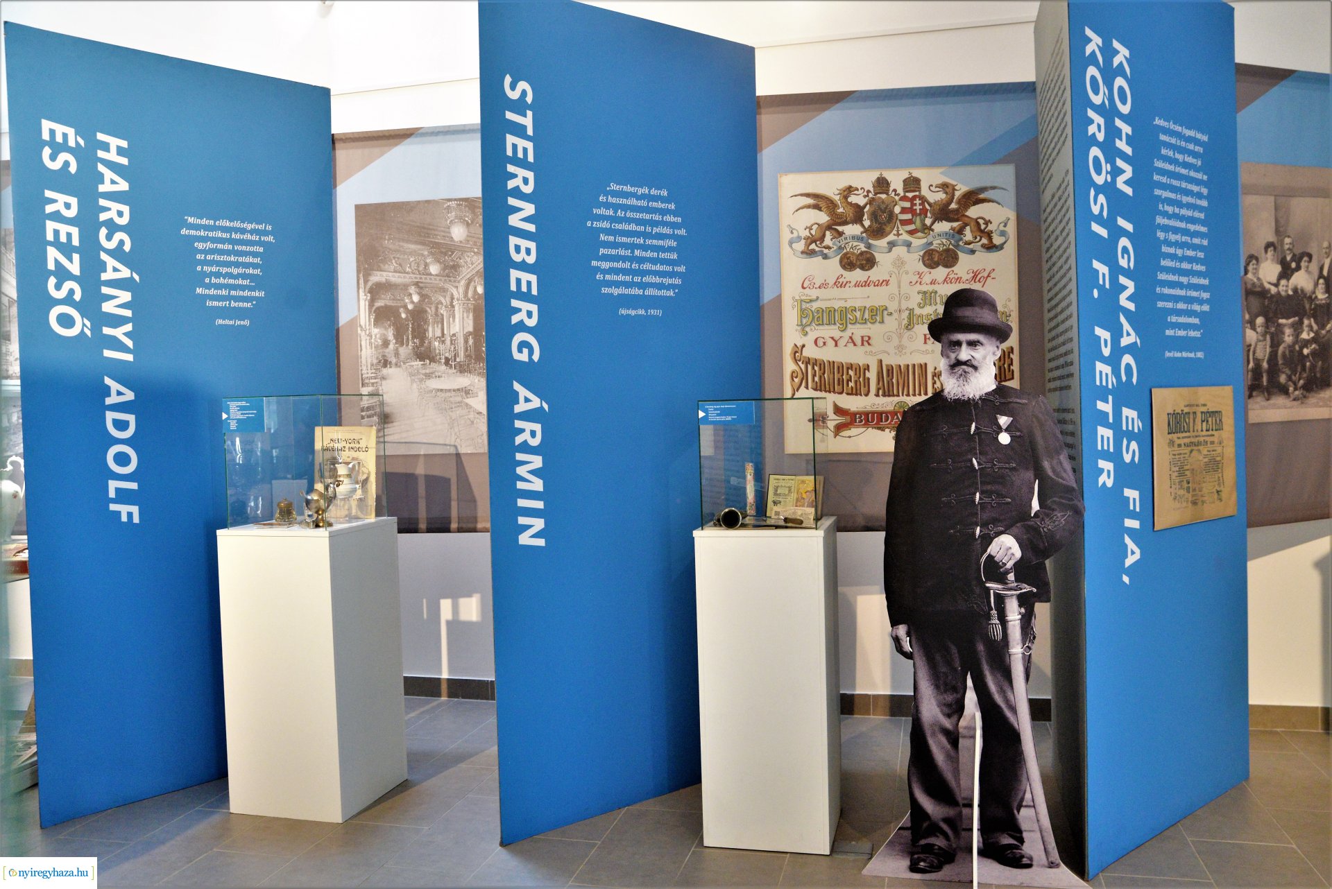 A HANDLÉTÓL A GRAND CAFÉIG kiállítás a Sóstói Múzeumfaluban